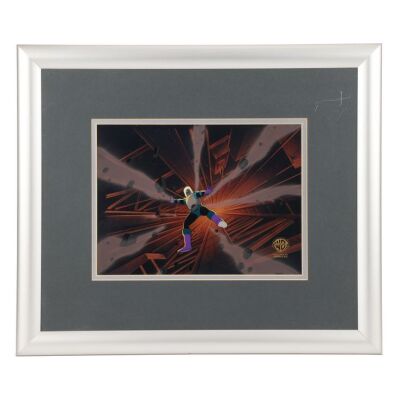 2060. Mr Freeze Falls Original Hand-Painted Production Cel ### BATMAN & MR. FREEZE: SUBZERO (1998)