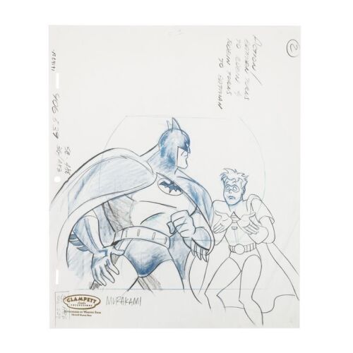 2066. Batman and Robin Original Production Drawing Autographed by Glen Murakami ### BATMAN: THE ANIMATED SERIES (1992-1995)