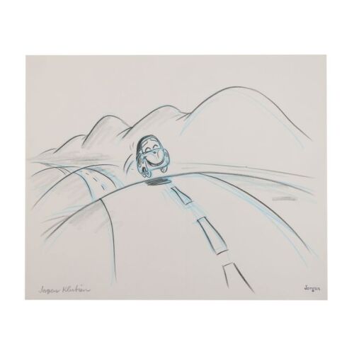 2091. Luigi Original Production Hand-Drawn Beat Board Signed by Jorgen Klubien ### CARS (2006)