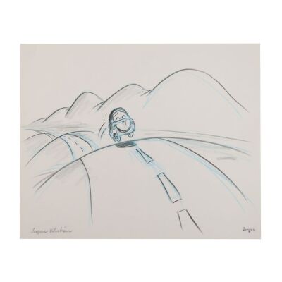 2091. Luigi Original Production Hand-Drawn Beat Board Signed by Jorgen Klubien ### CARS (2006)