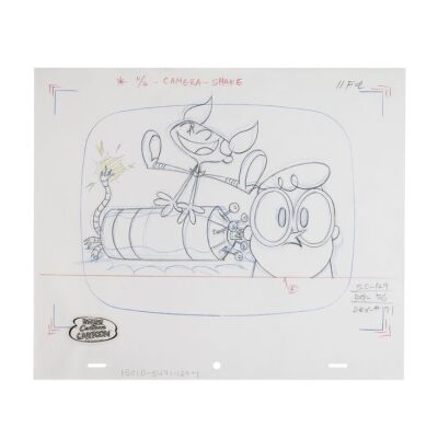 2018. Dexter and Dee Dee Original Production Drawing ### DEXTER'S LABORATORY (T.V. SERIES, 1995-2003)