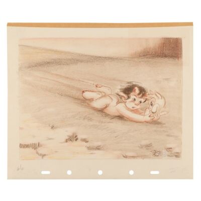 2101. Little Faun and Baby Pegasus Storyboard Art ### FANTASIA (1940)