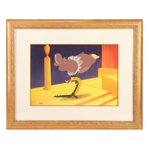 2103. Hand-Painted Limited Edition Hyacinth Hippo and Ben Ali Gator "Dance of the Hours" Cel ### FANTASIA (1940)