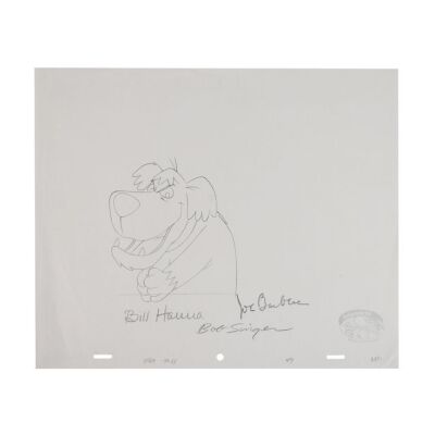 2184. Muttley Original Production Drawing Autographed by Bill Hannah, Joe Barbera and Bob Singer ### FENDER BENDER 500 (T.V. SERIES, 1990)