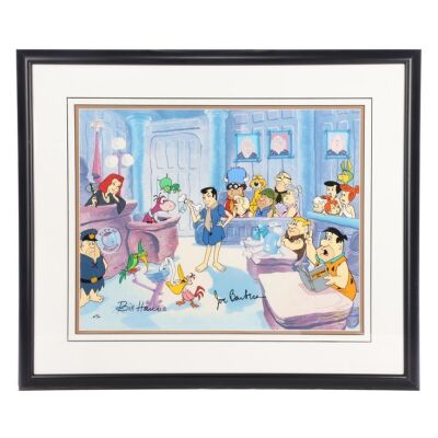 2187. Framed "A Day In Court" Limited Edition Hand-Painted Cel Signed by Bill Hanna and Joe Barbera ### THE FLINTSTONES FRANCHISE (1960 - PRESENT)