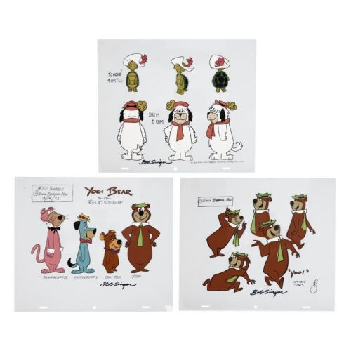 2192. Yogi's Gang, Touche Turtle and Dum Dum Original Hand-Painted Cels Autographed by Bob Singer ### HANNA-BARBERA