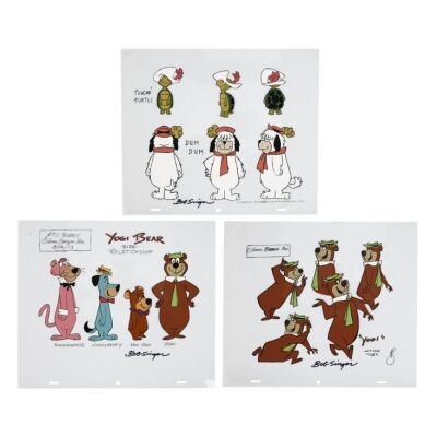 2192. Yogi's Gang, Touche Turtle and Dum Dum Original Hand-Painted Cels Autographed by Bob Singer ### HANNA-BARBERA