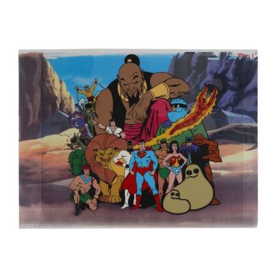2193. Original Hand-Painted Publicity Cel ### HANNA-BARBERA'S WORLD OF SUPER ADVENTURE (T.V. SERIES, 1980-1984)