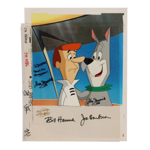 2196. George and Astro - Original Production Cel Signed Bill Hanna, Joe Barbera and Don Messick ### THE JETSONS (1985-1987)