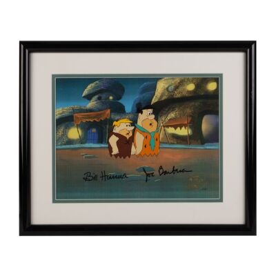 2197. Fred and Barney Original Hand-Painted Production Cel Autographed by William Hanna and Joseph Barbera ### THE JETSONS MEET THE FLINTSTONES (1987)