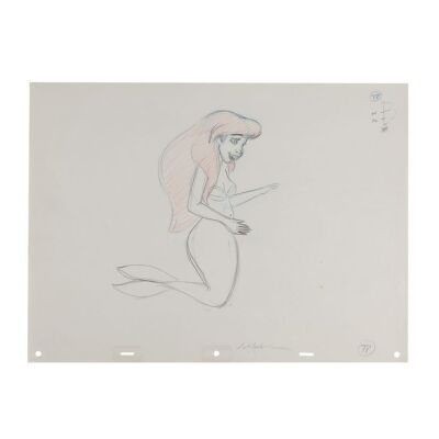 2119. Ariel Original Production Drawing Signed by Jorgen Klubien ### THE LITTLE MERMAID (1989)