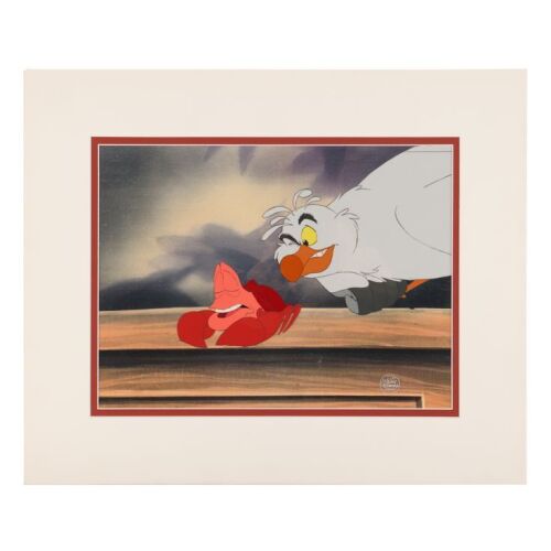 2120. Scuttle and Sebastian - Original Hand-Painted Production Cel Setup ### THE LITTLE MERMAID (1989)