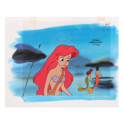 2123. Ariel and Merfolk Original Production Cel ### THE LITTLE MERMAID (T.V. SERIES, 1992-1994)