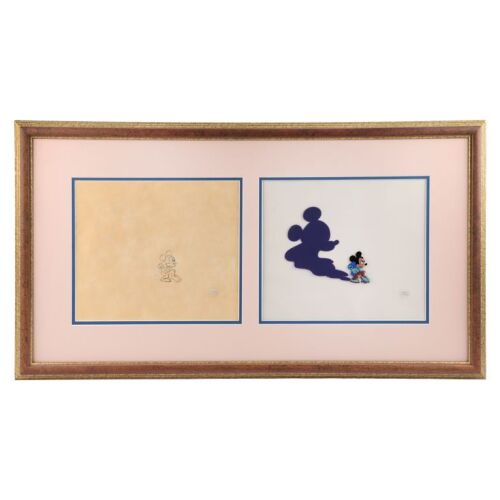 2125. Framed Mickey Mouse Original Production Cel and Matching Production Drawing ### MICKEY'S 60TH BIRTHDAY (1988)