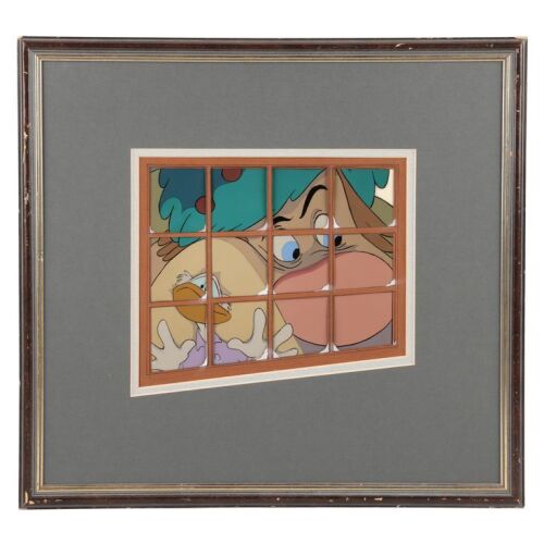 2126. Framed Willie the Giant and Scrooge Original Production Cel Setup ### MICKEY'S CHRISTMAS CAROL (1983)