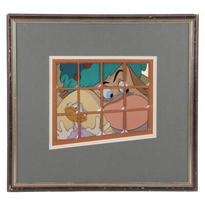2126. Framed Willie the Giant and Scrooge Original Production Cel Setup ### MICKEY'S CHRISTMAS CAROL (1983)