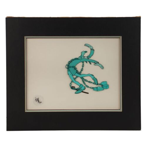 2128. Goofy as Jacob Marley's Ghost Original Hand-Painted Production Cel ### MICKEY'S CHRISTMAS CAROL (1983)