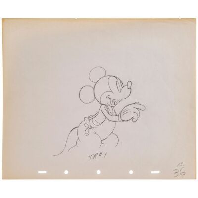 2129. Mickey Mouse Original Production Drawing ### MICKEY'S ELEPHANT (1936)