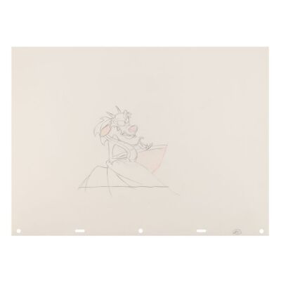 2133. Original Mushu Production Drawing ### MULAN (1998)