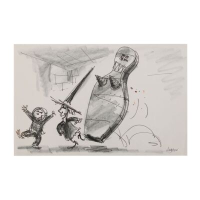 2302. Barrel and Shock - Original Hand-Drawn Storyboard Signed by Jorgen Klubien ### THE NIGHTMARE BEFORE CHRISTMAS (1993)
