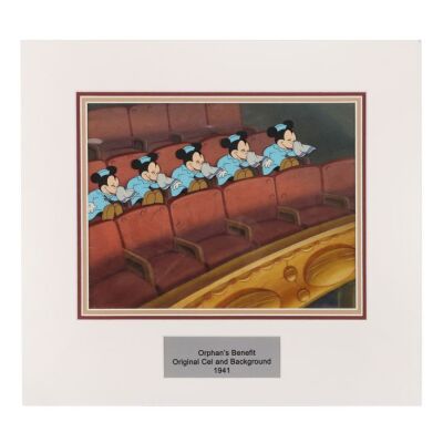 2134. Orphan's Sneeze Original Production Cel with Key Master Background ### ORPHAN'S BENEFIT (1941)