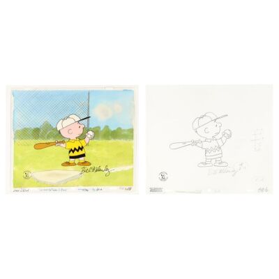 2304. Charlie Brown Playing Baseball Original Production Cel and Matching Production Drawing Autographed by Bill Melendez ### LUCY MUST BE TRADED, CHARLIE BROWN (2003)