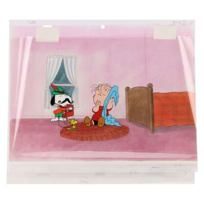 2305. Linus, Snoopy and Woodstock Original Production Cel Set-Up ### PEANUTS (T.V. SERIES. 1965-2006)