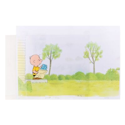 2306. Charlie Brown - Original Production Cel ### PEANUTS (T.V. SERIES. 1965-2006)
