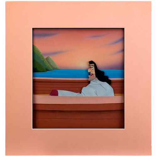2135. Captain Hook on Deck For a Shave - Original Hand-Painted Production Cel ### PETER PAN (1953)