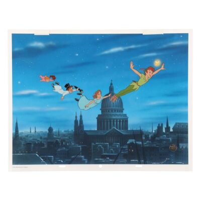 2136. Flying Over London Hand-Painted Limited Edition Cel ### PETER PAN (1953)