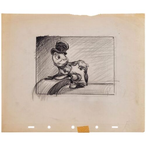 2141. Jiminy Cricket Original Layout Drawing ### PINOCCHIO (1940)