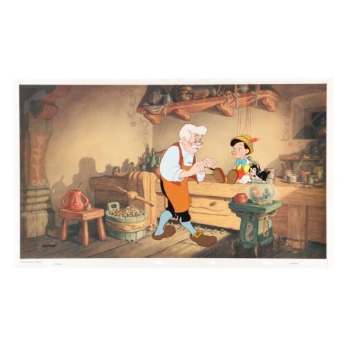 2149. Geppetto's Workshop Hand-Painted Limited Edition Cel ### PINOCCHIO (1947)