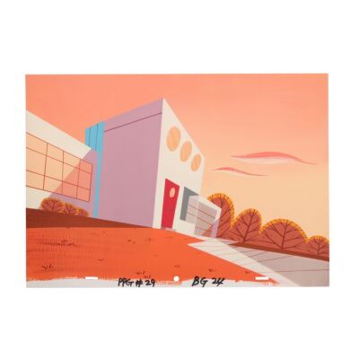 2026. The Utonium Residence Original Production Master Background ### THE POWERPUFF GIRLS (T.V. SERIES, 1998-2005)