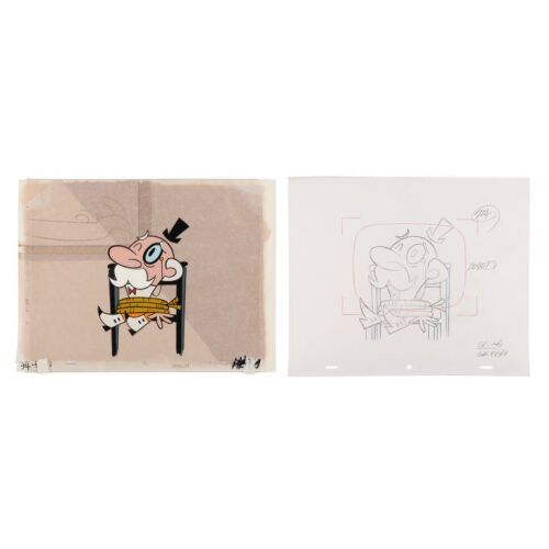 2033. The Mayor Of Townsville Original Production Cel on Key Master Production Background and Camera Layout Drawing ### THE POWERPUFF GIRLS (T.V. SERIES, 1998-2005)