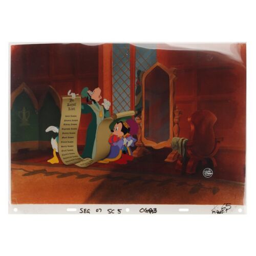 2150. Hand-painted Mickey, Horace Horsecollar, Donald Duck Original Production Cel ### THE PRINCE AND THE PAUPER (1990)