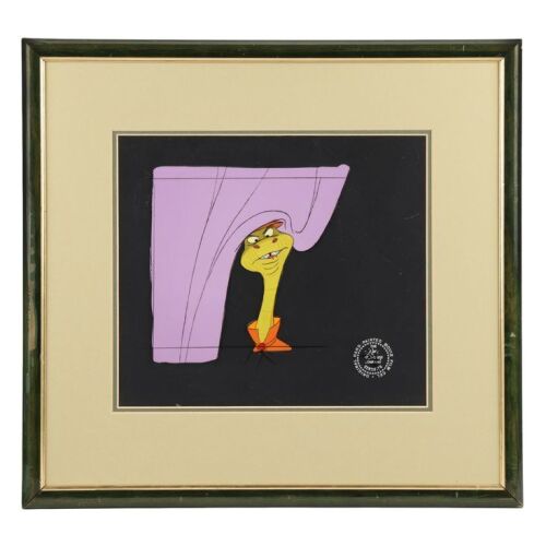 2156. Framed Sir Hiss Original Production Cel and Overlay ### ROBIN HOOD (1973)