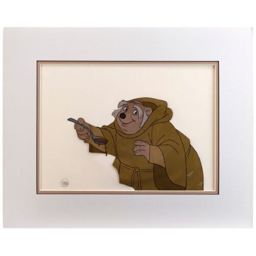 2159. Hand-Painted Friar Tuck Original Production Cel ### ROBIN HOOD (1973)