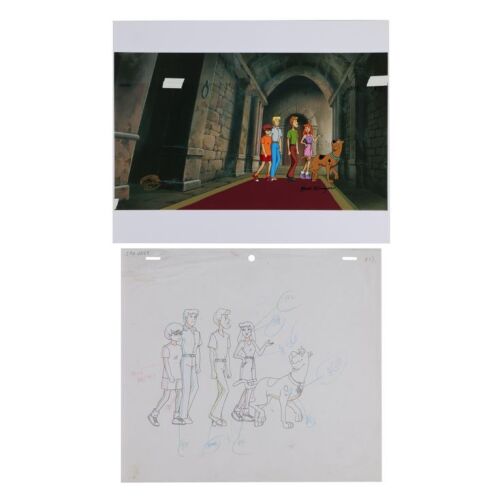 2039. Scooby-Doo, Shaggy, Velma, Fred, and Daphne - Original Pan Production Cel Signed by Bob Singer and Matching Original Production Drawing ### SCOOBY-DOO AND THE ALIEN INVADERS (2000)