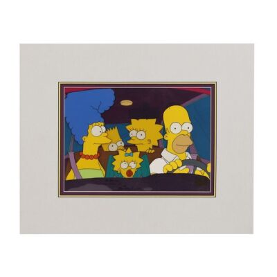 2225. Road Trip - Original Hand-Painted Production Cel Setup From "Old Money" Autographed by Nancy Cartwright ### THE SIMPSONS (T.V. SERIES, 1989-PRESENT)