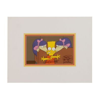 2226. Bart, Sherri and Terri Original Production Cel Setup Autographed by Nancy Cartwright From "Homer's Odyssey" ### THE SIMPSONS (T.V. SERIES, 1989-PRESENT)