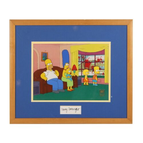 2228. Framed The Simpsons Family Original Production Cel From "Miracle on Evergreen Terrace" ### THE SIMPSONS (T.V. SERIES, 1989-PRESENT)