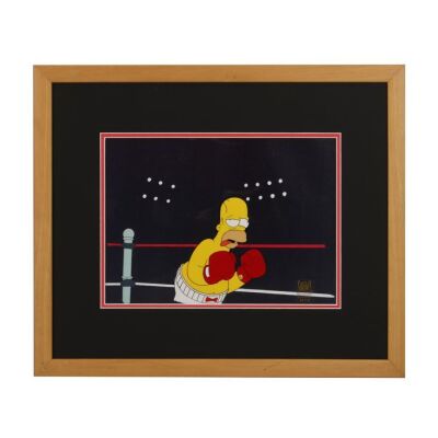 2234. Framed Homer Boxing Original Production Cel From "The Homer They Fall" ### THE SIMPSONS (T.V. SERIES, 1989-PRESENT)