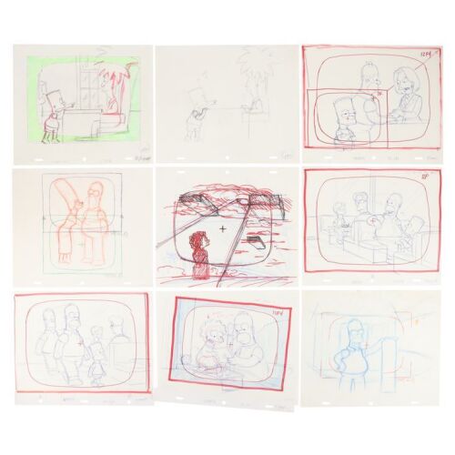 2241. Collection of Multi Character Camera Layouts ### THE SIMPSONS (T.V. SERIES, 1989-PRESENT)