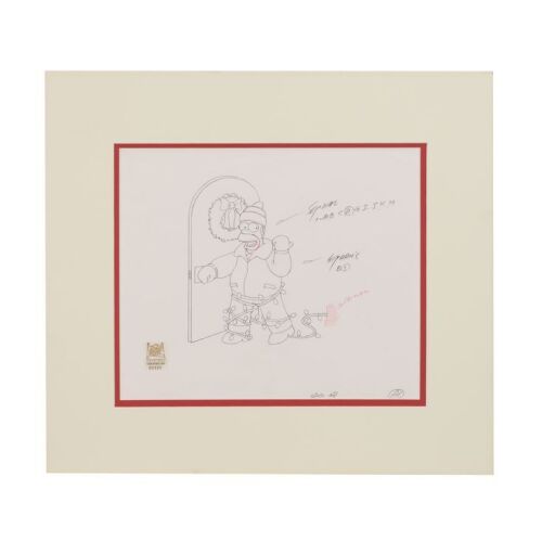 2249. Homer Wrapped in Christmas Lights Original Production Drawing From "Miracle on Evergreen Terrace" ### THE SIMPSONS (T.V. SERIES, 1989-PRESENT)