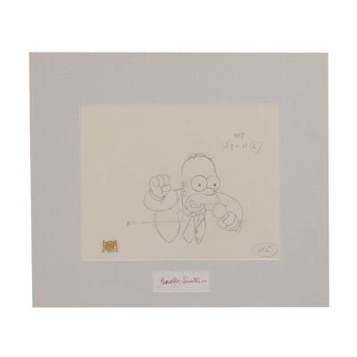 2252. Homer Doing Stand-Up "Rosebud" Original Production Drawing and Yeardley Smith Autograph Display ### THE SIMPSONS (T.V. SERIES, 1989-PRESENT)