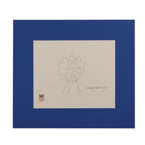 2253. Maggie Original Production Drawing Autographed by Nancy Cartwright ### THE SIMPSONS (T.V. SERIES, 1989-PRESENT)