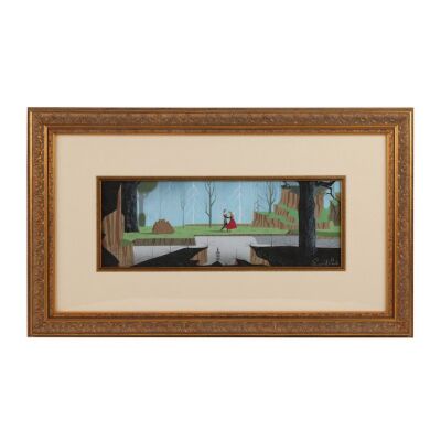 2162. Prince Phillip and Princess Aurora Original Concept Painting Signed by Eyvind Earle ### SLEEPING BEAUTY (1959)