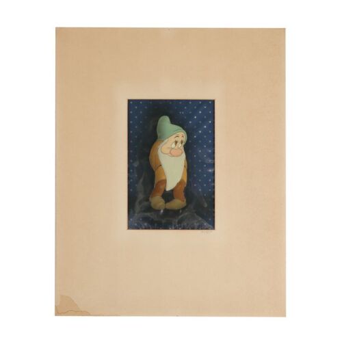 2168. Bashful - Original Production Cel on Courvoisier Background ### SNOW WHITE AND THE SEVEN DWARFS (1937)