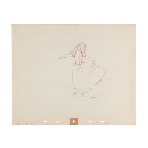 2170. Snow White Dancing Original Production Drawing ### SNOW WHITE AND THE SEVEN DWARFS (1937)