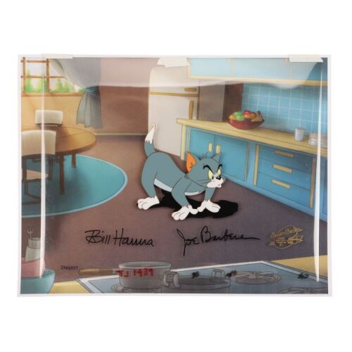 2048. Tom Original Production Cel Signed by Bill Hanna and Joe Barbera ### TOM AND JERRY: THE MOVIE (1992)